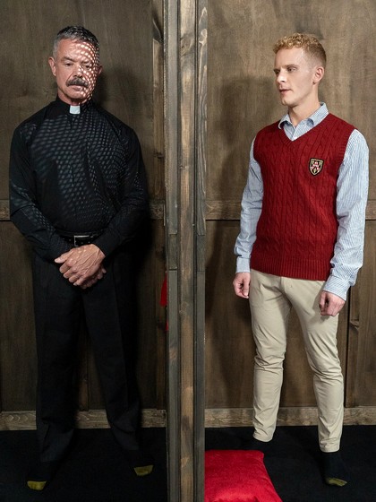 Altar Boy Dylan. Title: The Confessional